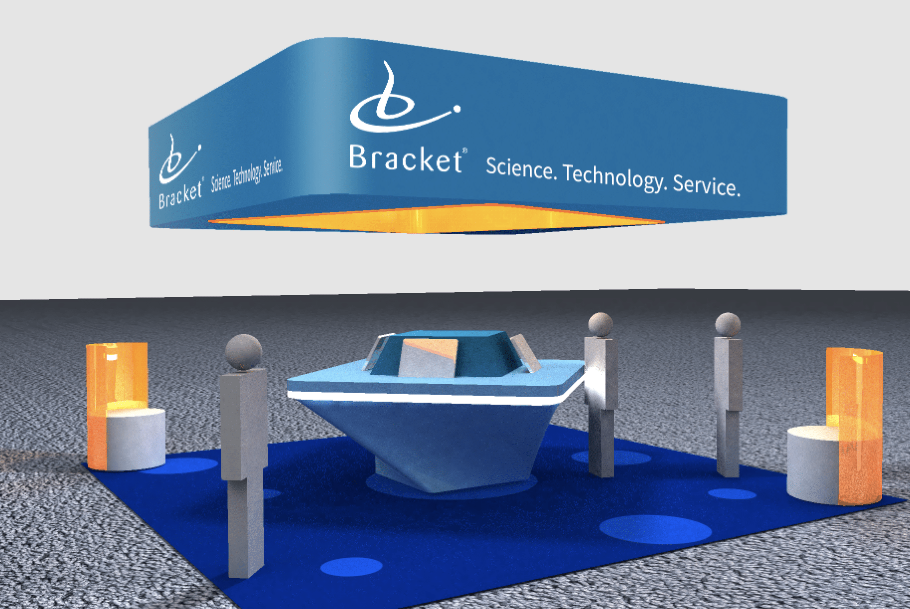 Large Corporate Rebrand, Bracket project work