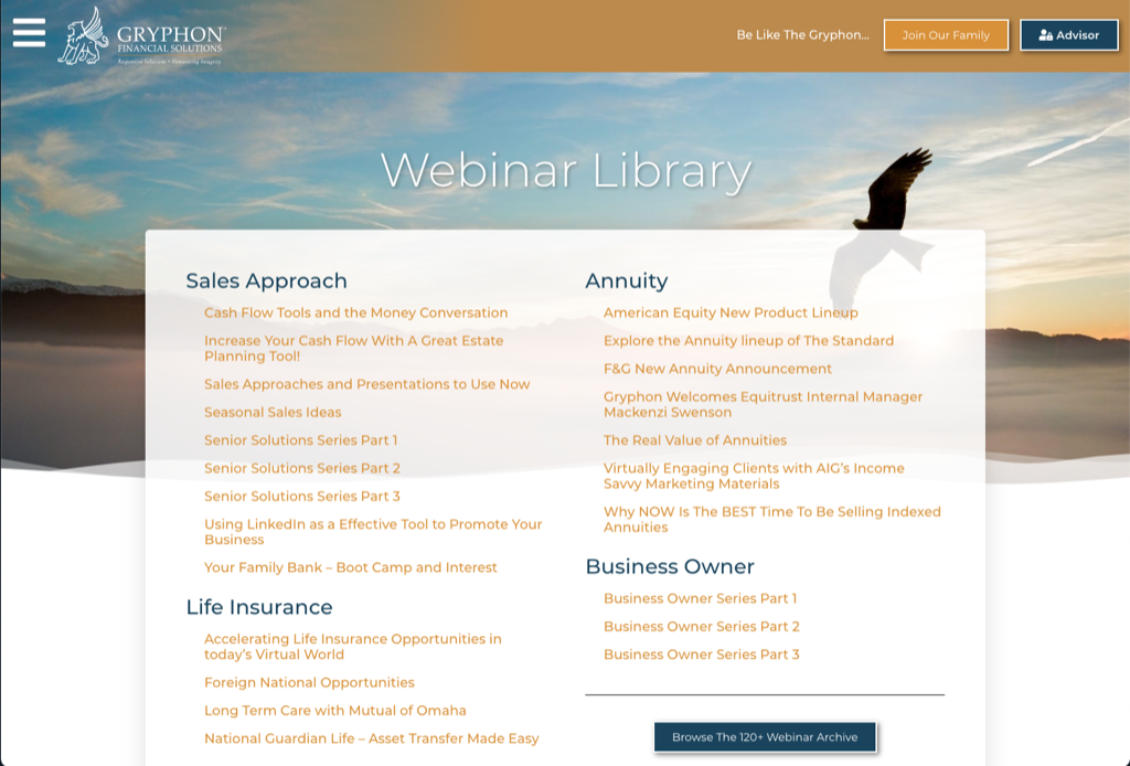 Financial Solutions, Gryphon, supporting work