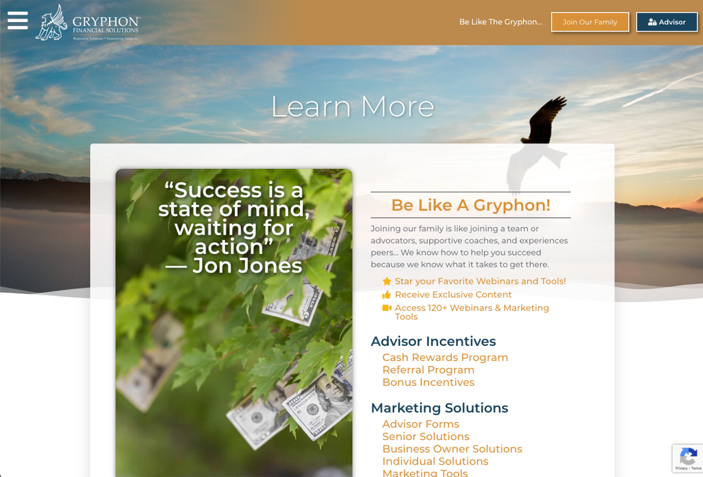 Financial Solutions, Gryphon, supporting work