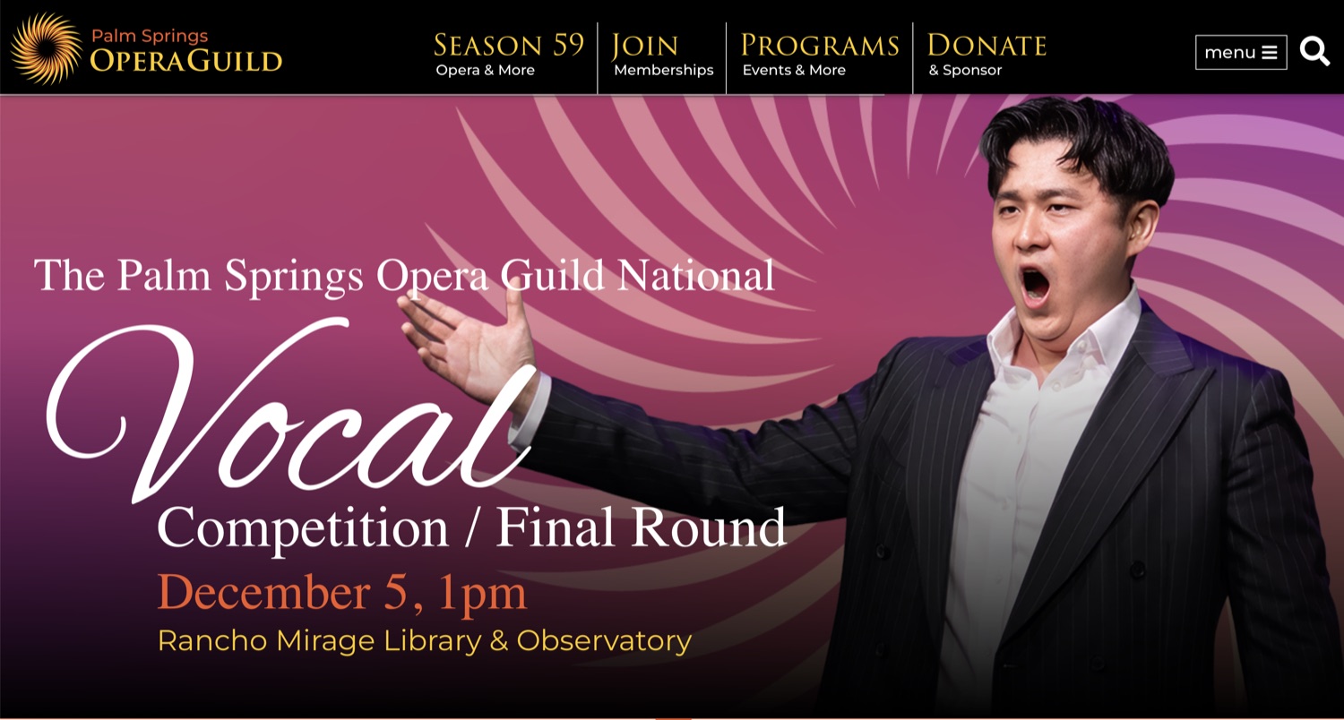 National Vocal Competition event page.