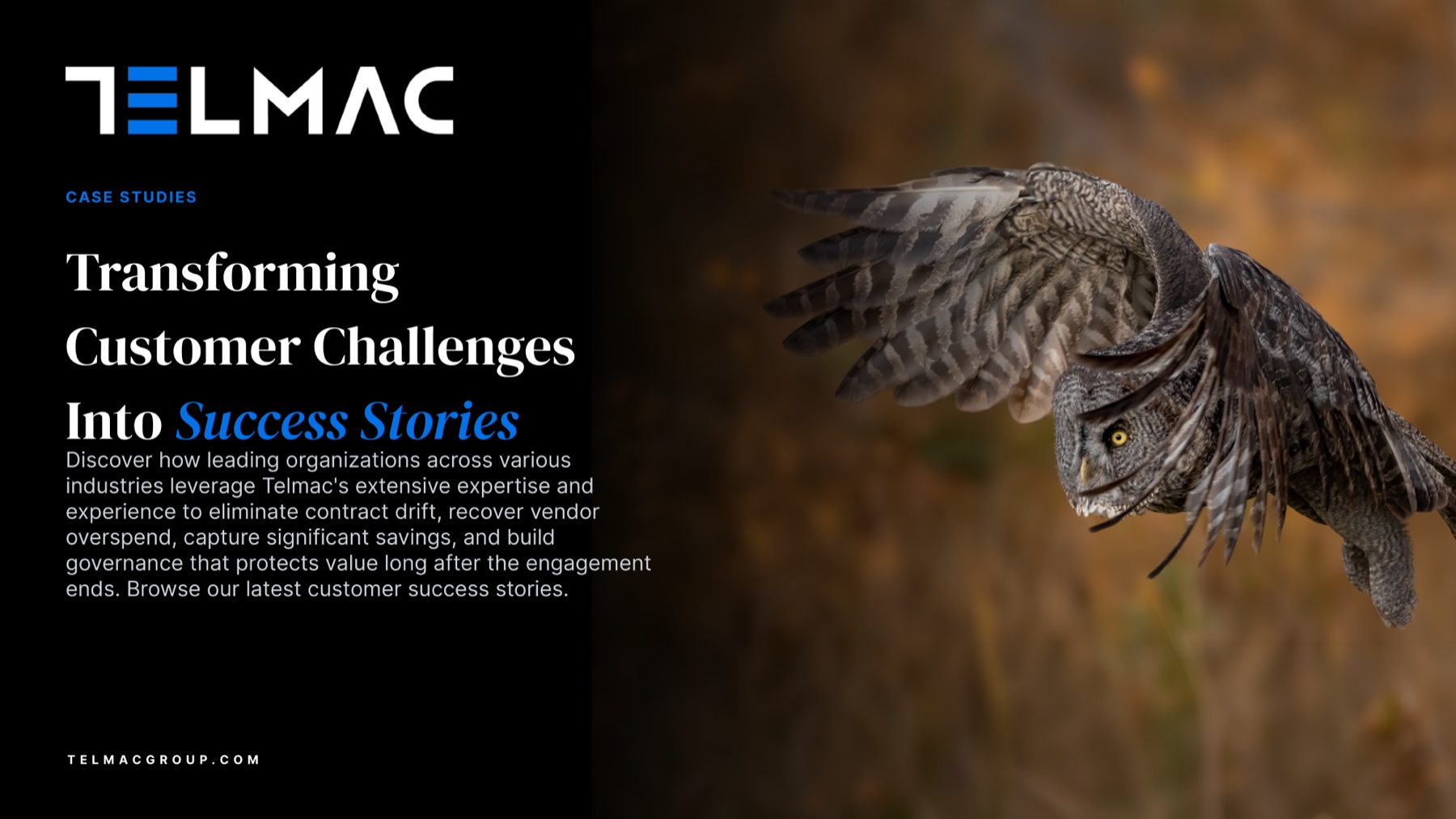 Telmac case study deck, page 1