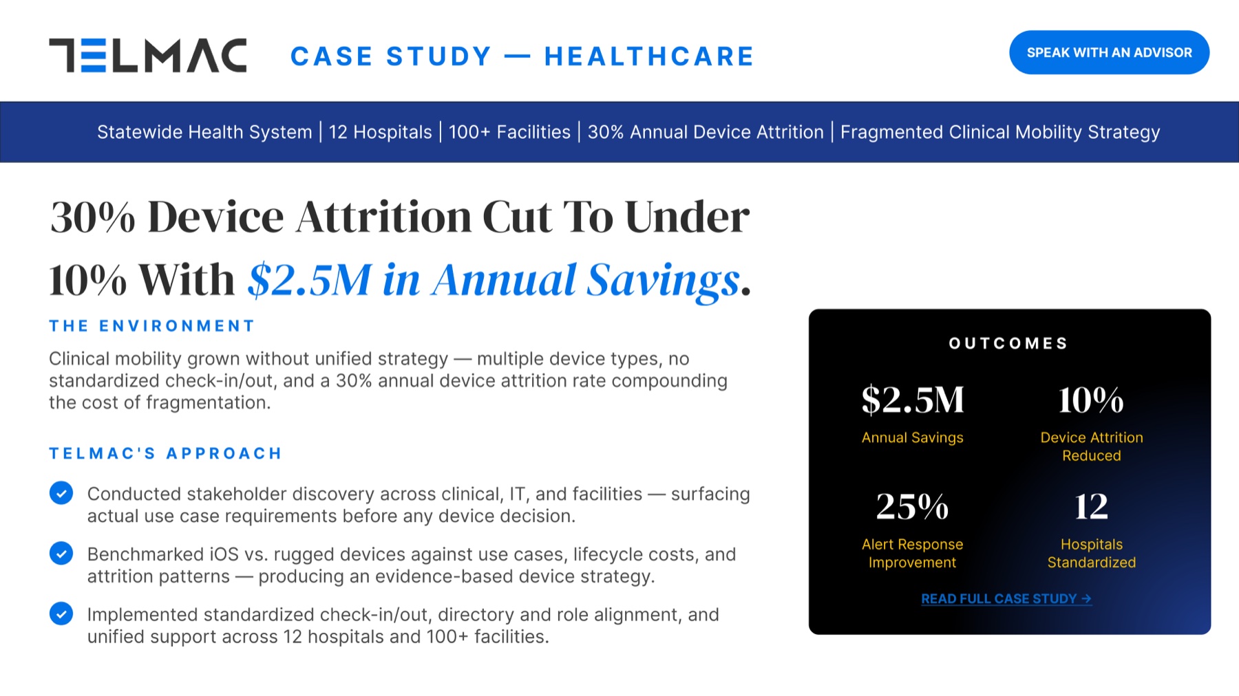 Telmac case study deck, page 4