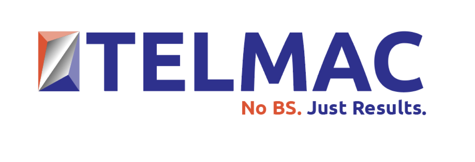 Bold emblem with No BS tagline