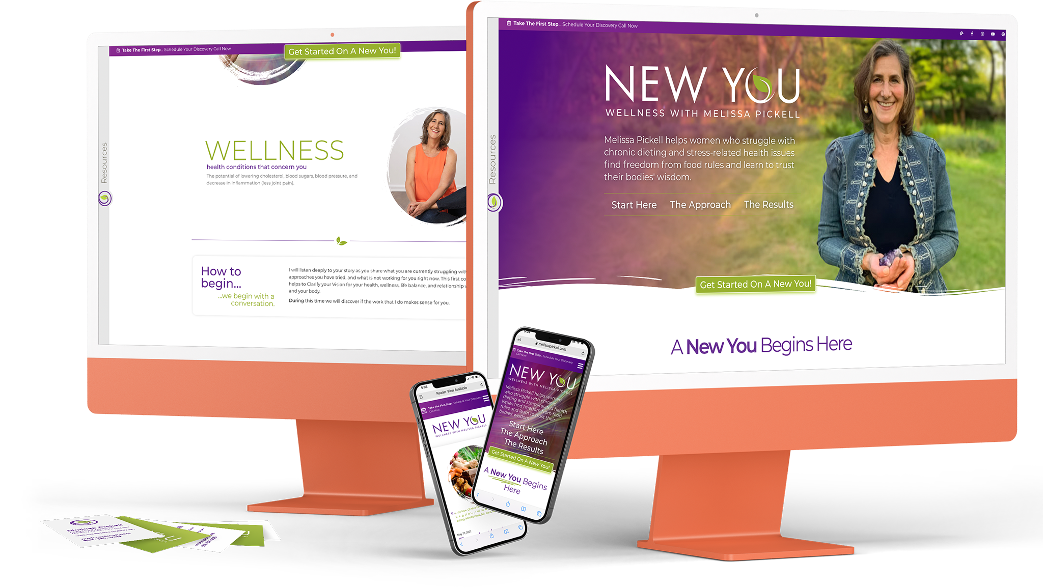Wellness Rebrand, Melissa Pickell, supporting work